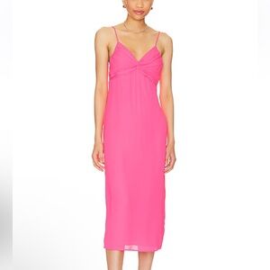 Krisa Knotted Midi Dress